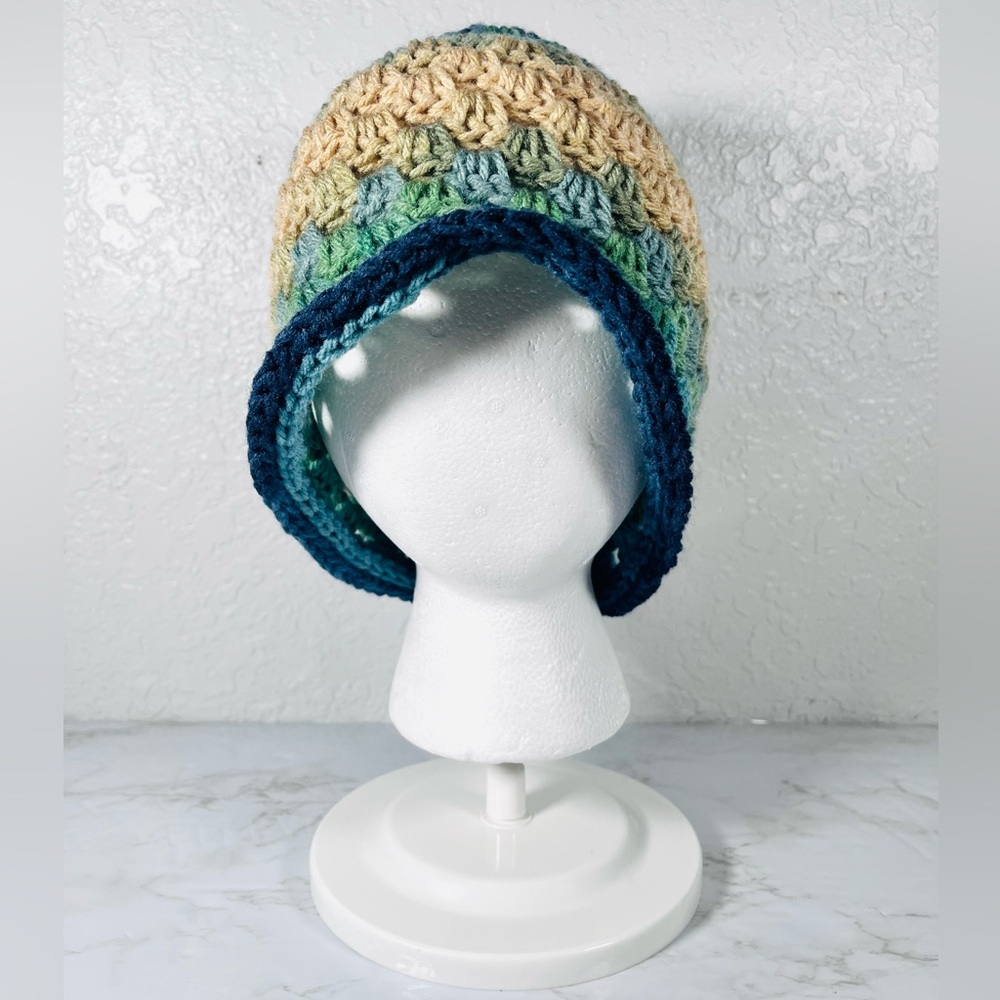 Multicolor Crochet Beanie